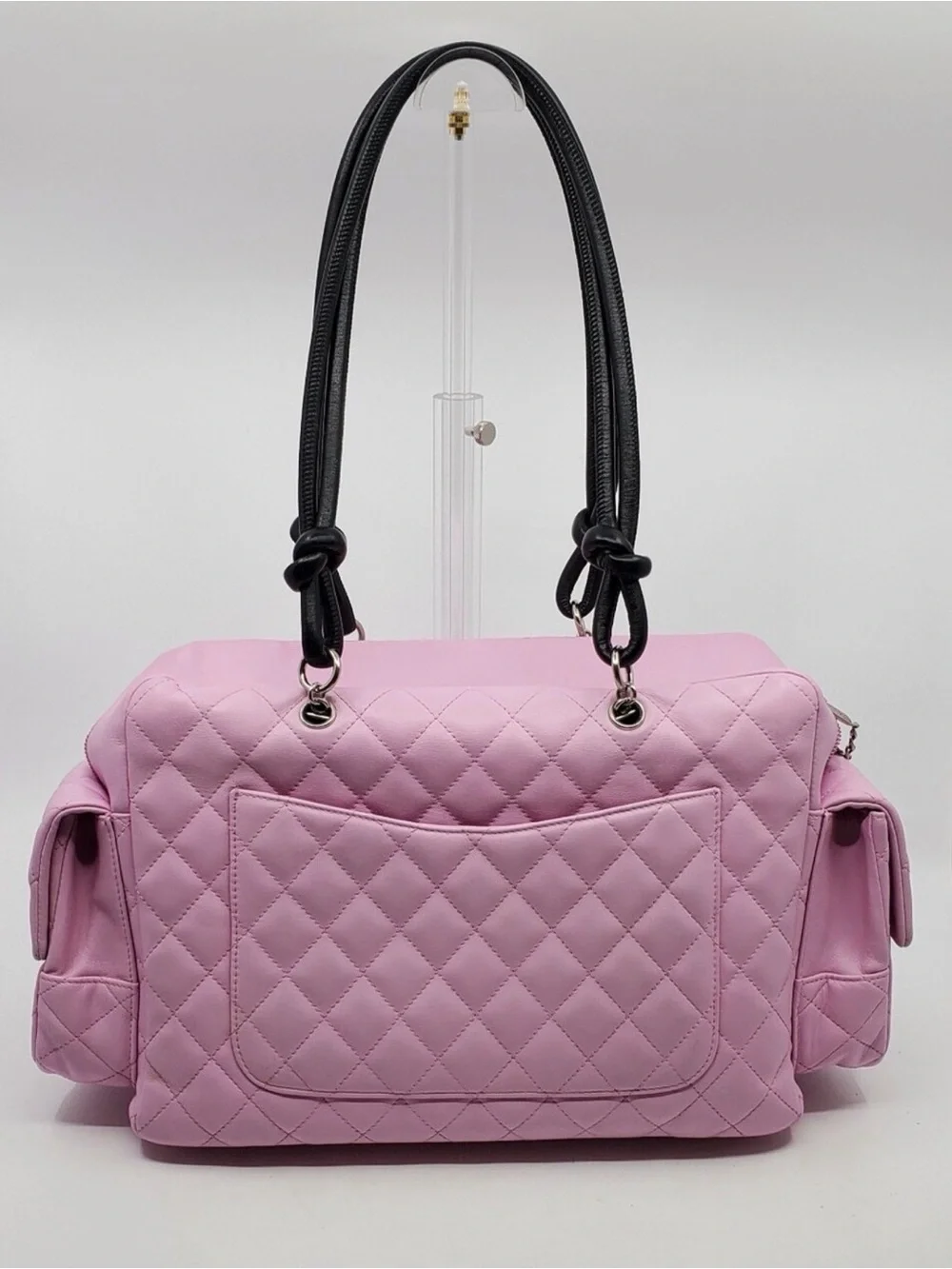 CHANEL Pink Cambon Reporter Bag
